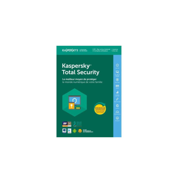 Prix Kaspersky Total Security 2018 Multi-Devices - 5 postes -  - 