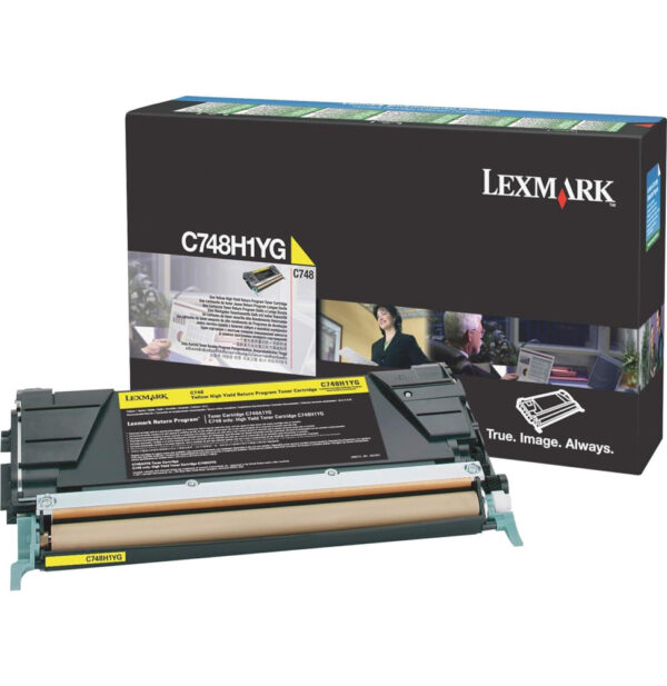 Lexmark C748 Jaune - Toner Lexmark programme de retour (C748H1YG)