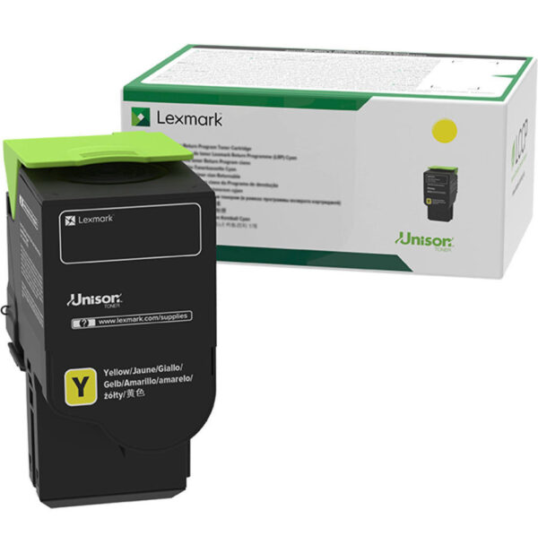 Lexmark CS/CX421 52x 62x jaune - Cartouche de toner d'origine (78C50Y0)