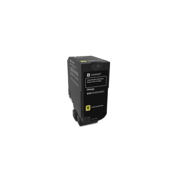 Lexmark CS720, CS/CX725 Jaune - Cartouche de toner d'origine (74C5SY0)