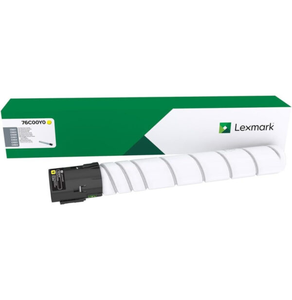 Lexmark CS921, CS923, CX920, CX921, CX922, CX923, CX924 Jaune - Cartouche de toner d'origine (76C00Y0)