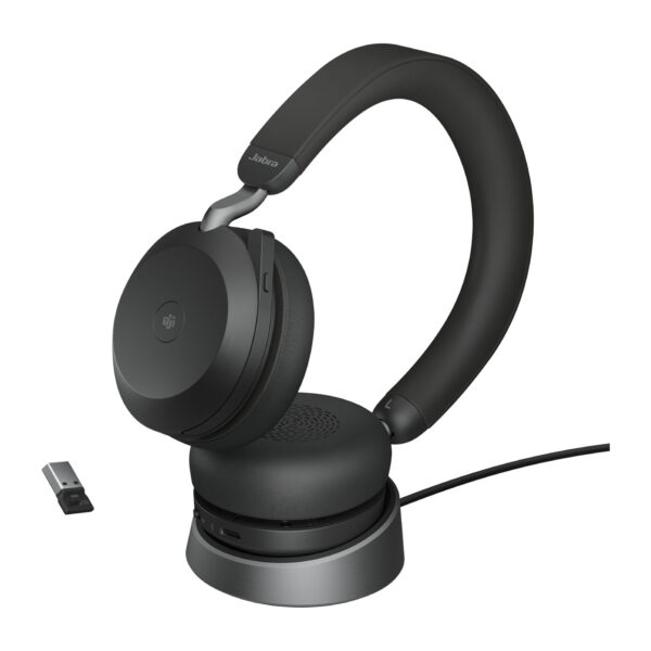 Prix Micro-casque Bluetooth Jabra Evolve2 75 avec Socle de chargement Noir (27599-999-989) -  4330.00 -  4330.00 – Image 4