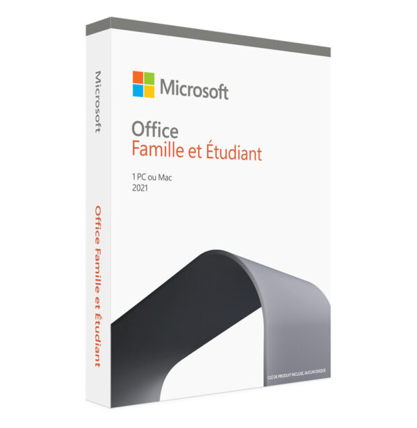 Microsoft Office Famille et Étudiant 2021 - Achat définitif pour 1 PC ou Mac