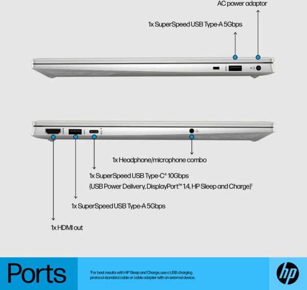 Prix Ordinateur portable HP Pavilion 15-eg0038nk (601C9EA) -  -  – Image 12