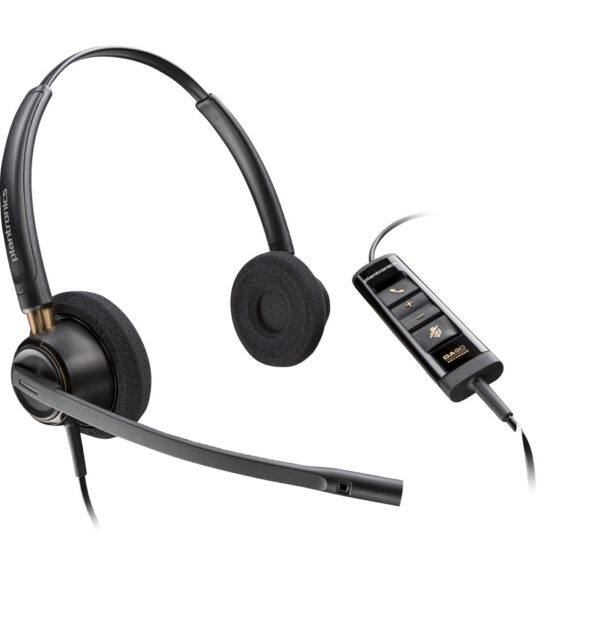 Prix POLY Micro-casque EncorePro 525 Certifié pour Microsoft Teams Stéréo avec USB-A (783R2AA) -  - 