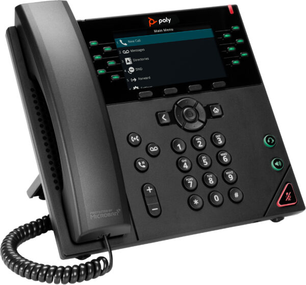 Prix POLY Téléphone IP VVX 450 à 12 lignes et compatible PoE (8B1L7AA) -  -  – Image 3