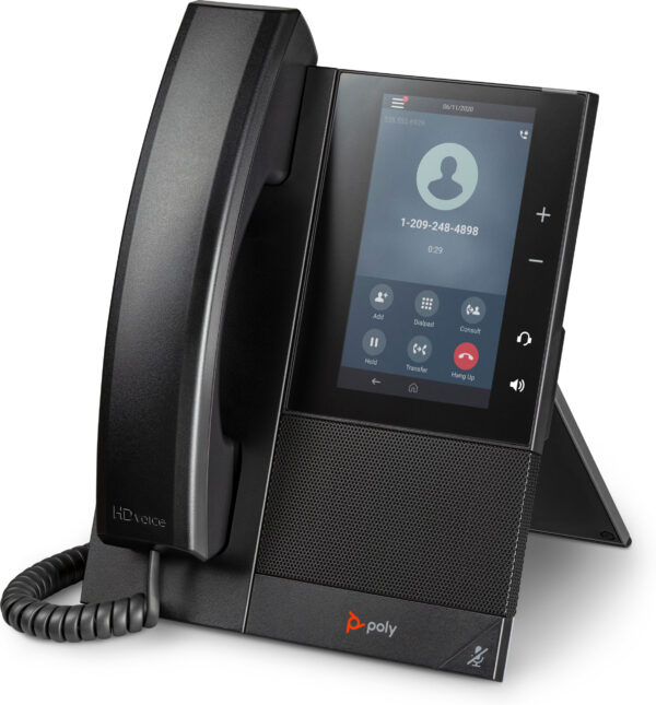 Prix POLY Téléphone multimédia professionnel CCX 505 avec Open SIP et compatible PoE (82Z82AA) -  -  – Image 2