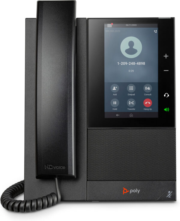 Prix POLY Téléphone multimédia professionnel CCX 505 avec Open SIP et compatible PoE (82Z82AA) -  -  – Image 4