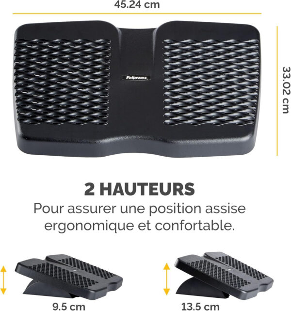 Prix Repose-pieds Massant Refresh Fellowes - Noir (8066001) -  439.00 -  439.00 – Image 4