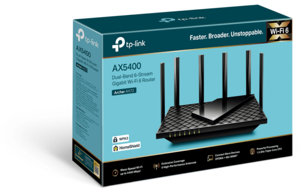 Routeur TP-Link Archer AX73 AX5400 Gigabit WiFi 6 bi-bande (ARCHERAX73) – Image 4