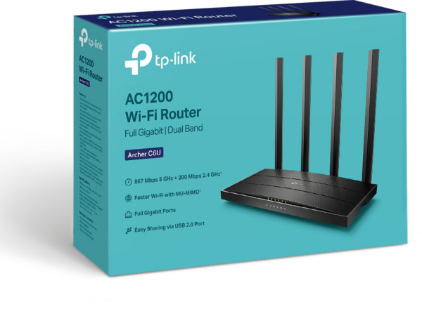 Routeur TP-Link Archer C6U AC1200 Dual-Band Wi-Fi (ARCHERC6U) – Image 6