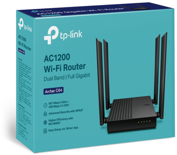 Routeur Wi-Fi TP-Link Archer C64 AC1200 Dual-Band (ARCHERC64) – Image 6