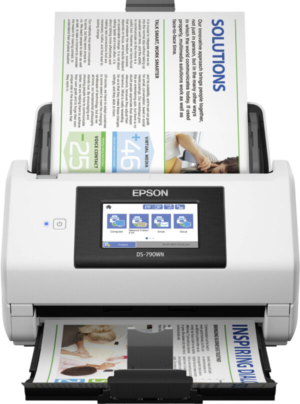 Prix Scanner Epson WorkForce DS-790WN (B11B265401BA) -  9370.00 -  9370.00