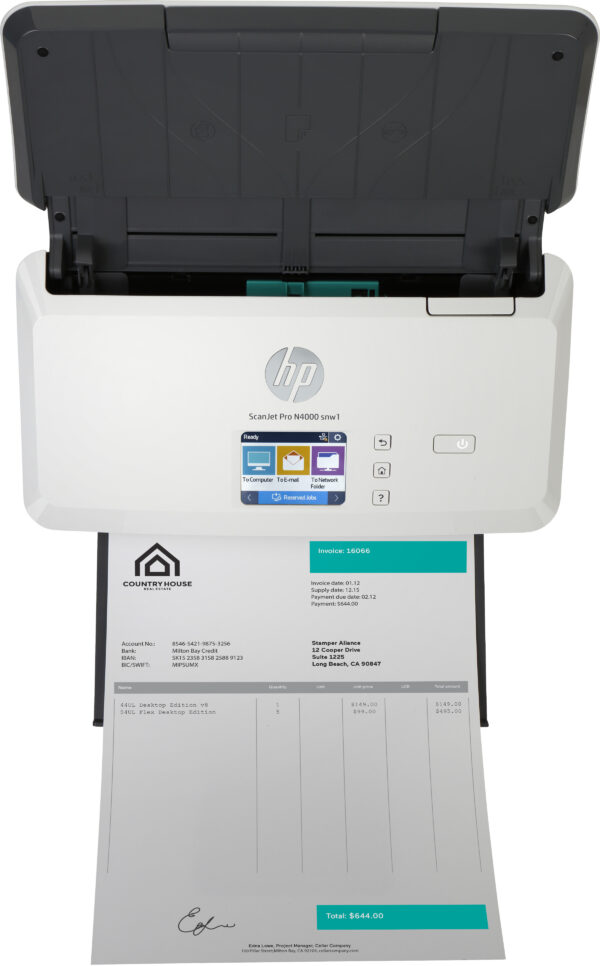 Scanner HP ScanJet Pro N4000 snw1 (6FW08A) – Image 6