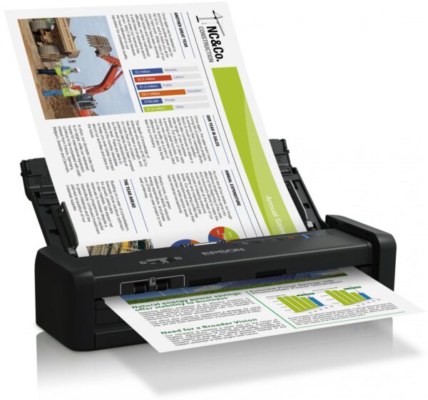 Prix Scanner portable Epson WorkForce DS-360W avec Wi-Fi et batterie (B11B242401) -  4330.00 -  4330.00 – Image 2