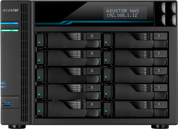 Serveur NAS 10 baies Asustor Lockerstor 10 Pro (AS7110T)