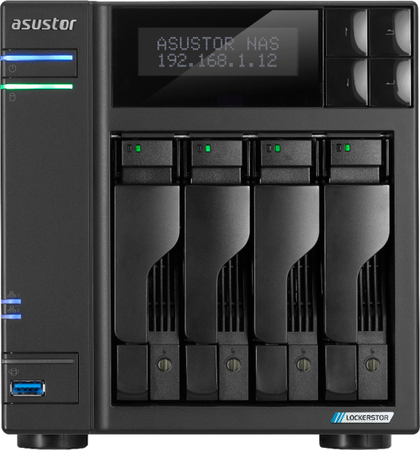 Serveur NAS 4 baies Asustor Lockerstor 4 Gen2 (AS6704T)