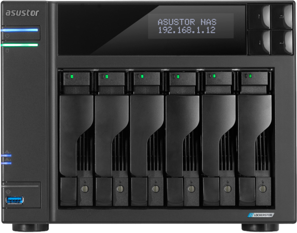 Serveur NAS 6 baies Asustor Lockerstor 6 Gen2 (AS6706T)