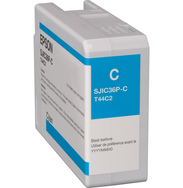 SJIC36P(C): Ink cartridge for ColorWorks C6500/C6000 cyan (C13T44C240)