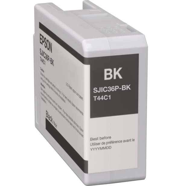 SJIC36P(K): Ink cartridge for ColorWorks C6500/C6000 noir (C13T44C140)