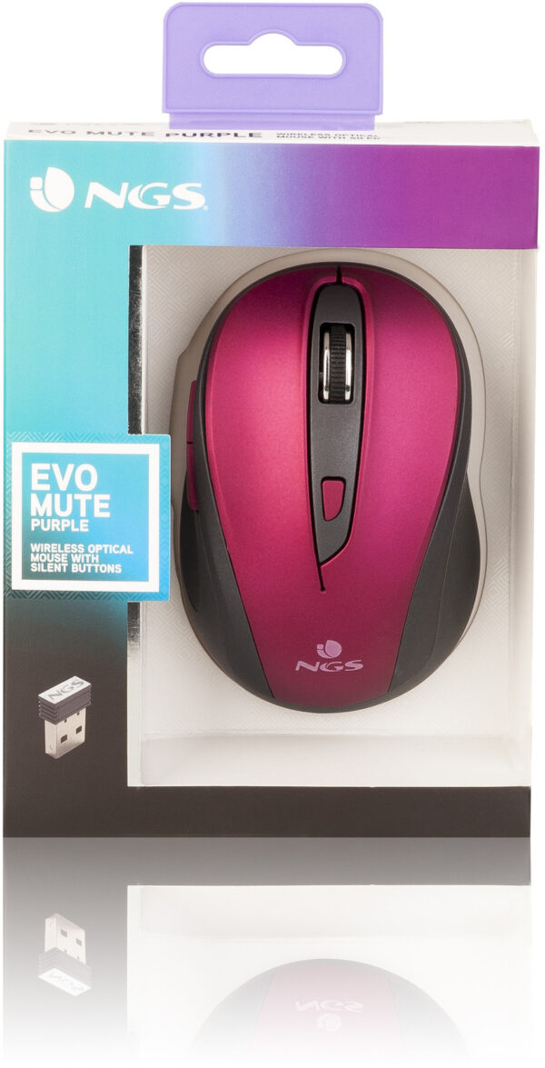 Prix Souris sans fil NGS Evo Mute Violet (EVOMUTEPURPLE) -  81.00 -  81.00 – Image 6