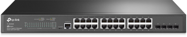 Prix Switch administrable TP-Link TL-SG3428 JetStream 24 ports Gigabit L2 avec 4 emplacements SFP -  2940.00 -  2940.00