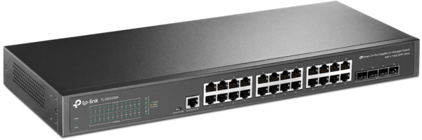 Switch administrable TP-Link TL-SG3428X JetStream L2+ 24 ports Gigabit avec 4 emplacements SFP+ 10GE – Image 2