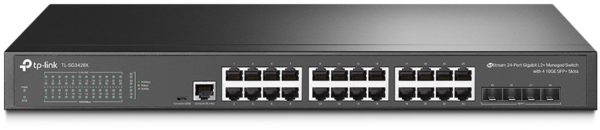 Switch administrable TP-Link TL-SG3428X JetStream L2+ 24 ports Gigabit avec 4 emplacements SFP+ 10GE