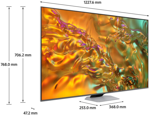 Téléviseur Samsung 55" QLED Q80D 4K série 8 + Récepteur intégré (QA55Q80DAUXMV) – Image 4