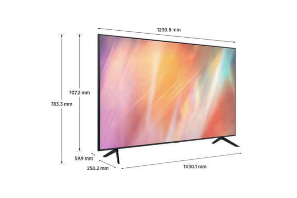 Prix Téléviseur Samsung AU7000 intelligent 4K UHD 55" (UA55AU7000UXMV) -  -  – Image 8