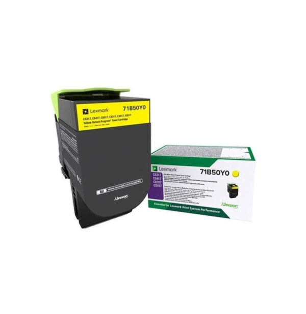 Toner Jaune Lexmark Standard CS/X317 (71B50Y0)