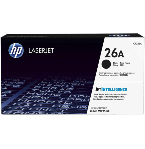 HP 26A Noir (CF226A) - Toner HP LaserJet d'origine