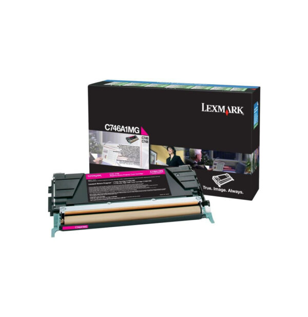 Toner Magenta 7000 pages Lexmark C746, C748 Return Program (C746A1MG)