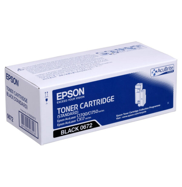 Epson 0672 Noir - Toner Epson d'origine (C13S050672)