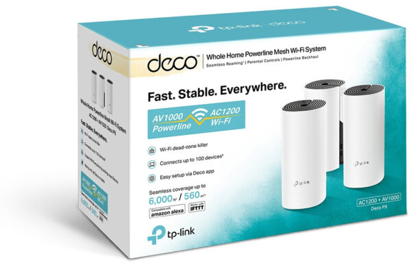 Système WiFi 6 Mesh TP-Link Deco P9 (3-pack) AC 1200 pour toute la maison (DECOP9_3-PACK) – Image 5