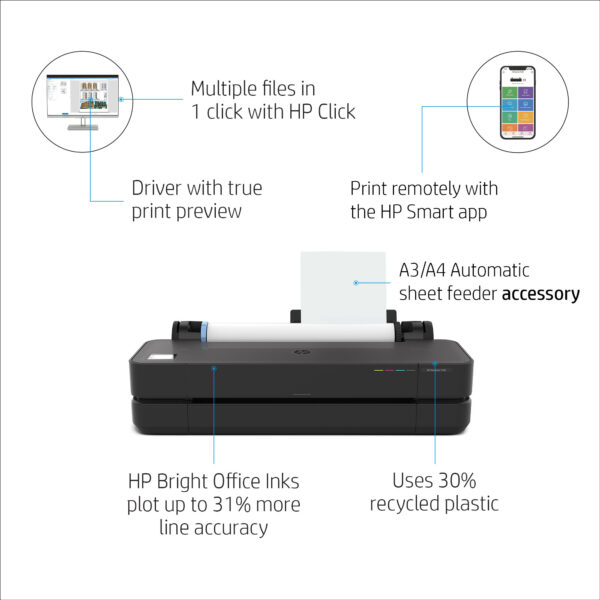 Prix Traceur HP DesignJet T230 de 24 pouces (5HB07A) -  12744.00 -  12744.00 – Image 5