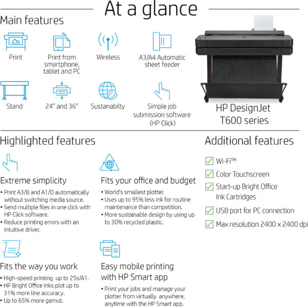 Prix Traceur HP DesignJet T630 36" (5HB11A) -  24972.00 -  24972.00 – Image 14